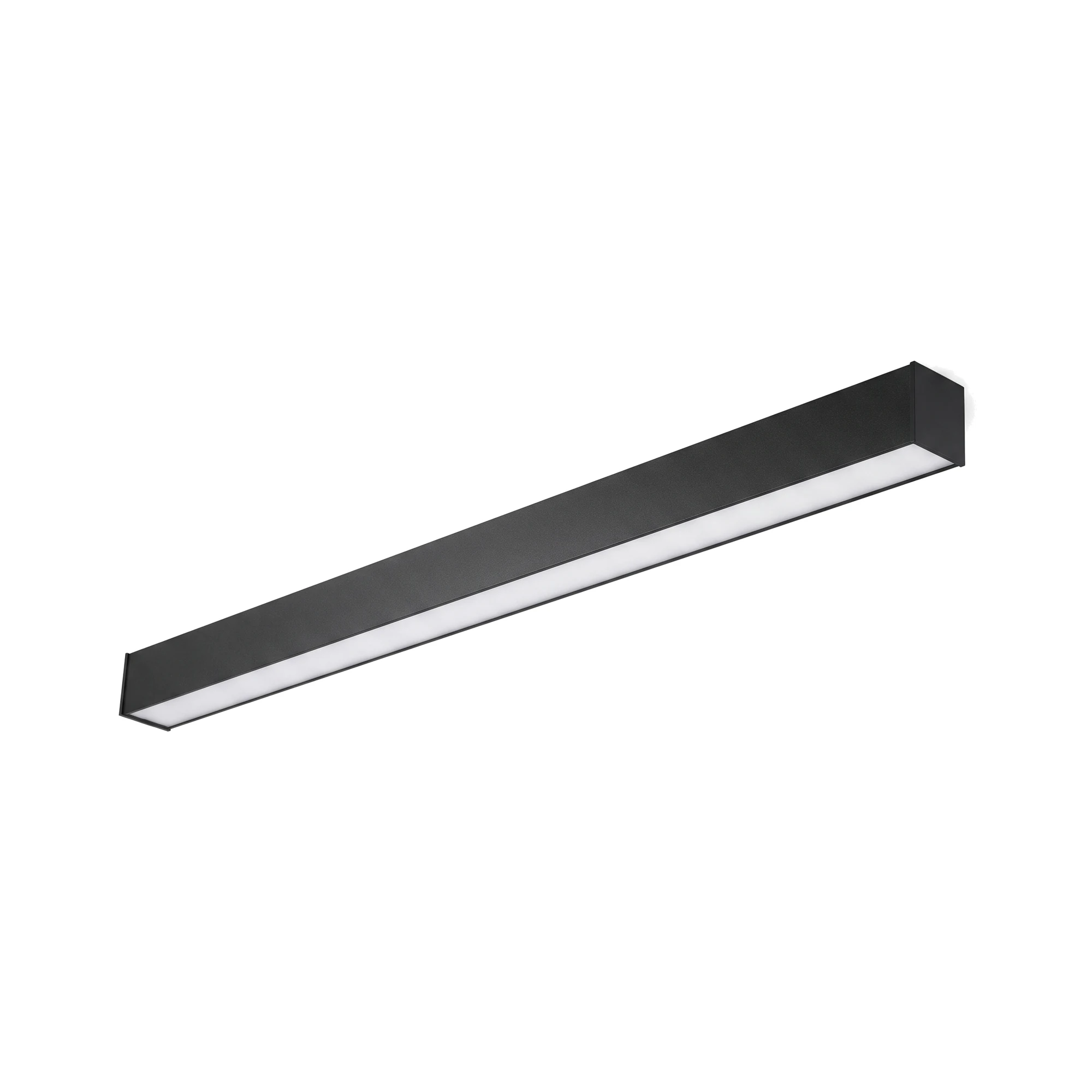 Aplique lineal LED de techo negro 56W