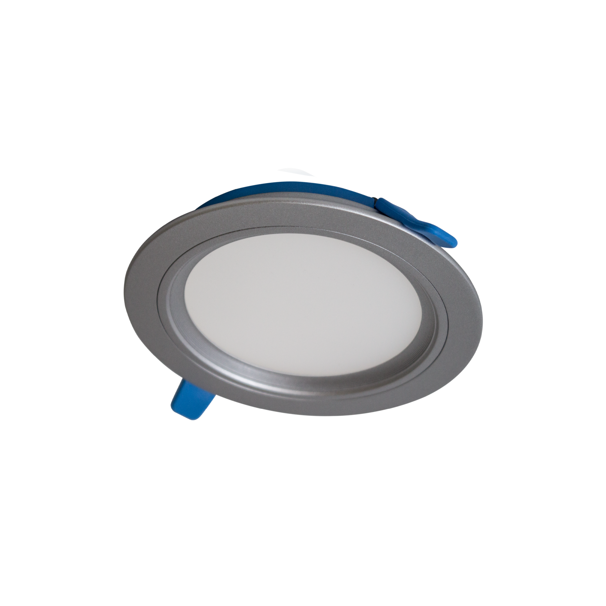 Downlight LED empotrable plano gris 9W