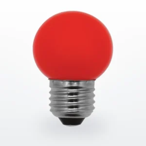 Bombilla LED de color rojo con casquillo E27 para guirnaldas de fiesta