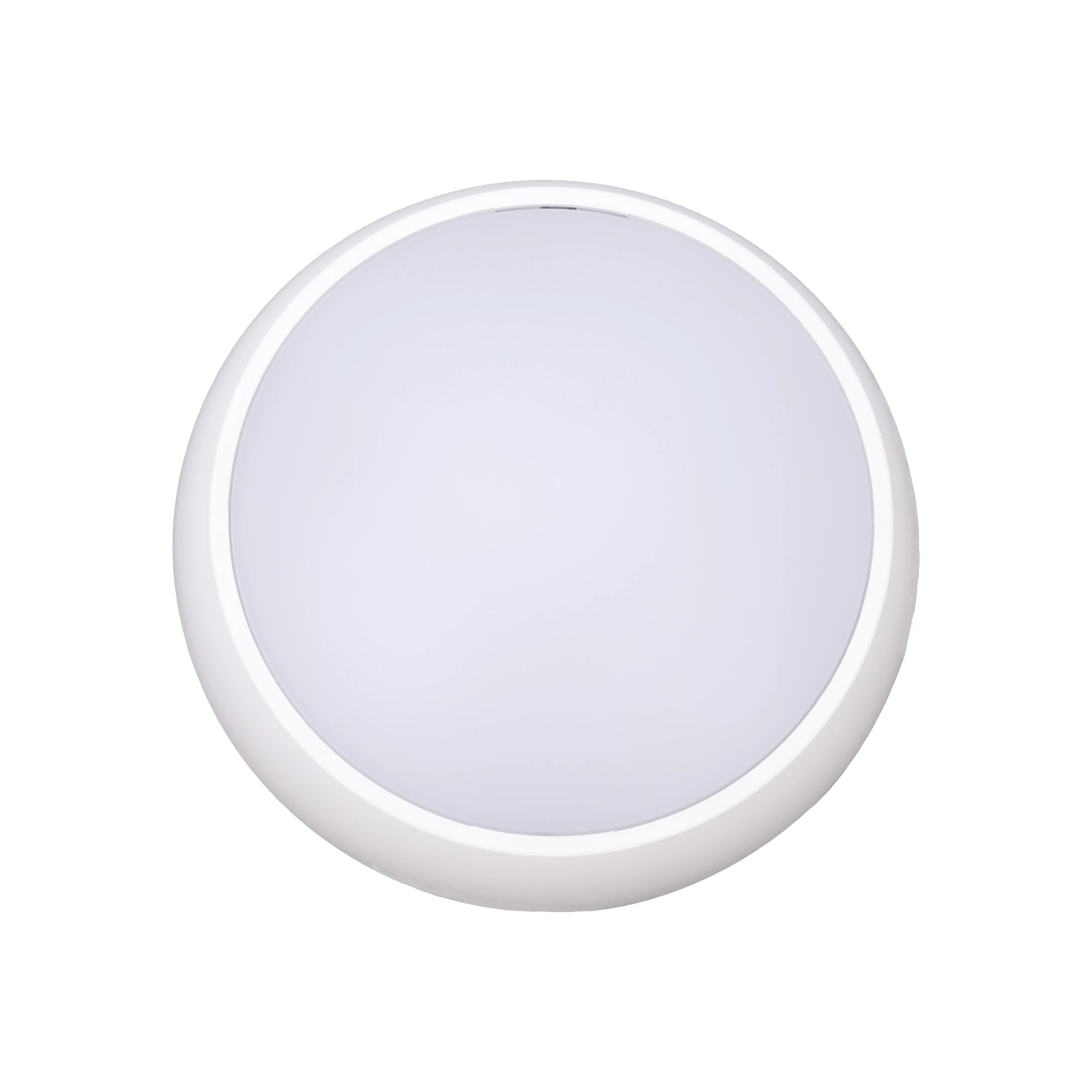 Aplique de exterior con sensor blanco 15W, luz cálida