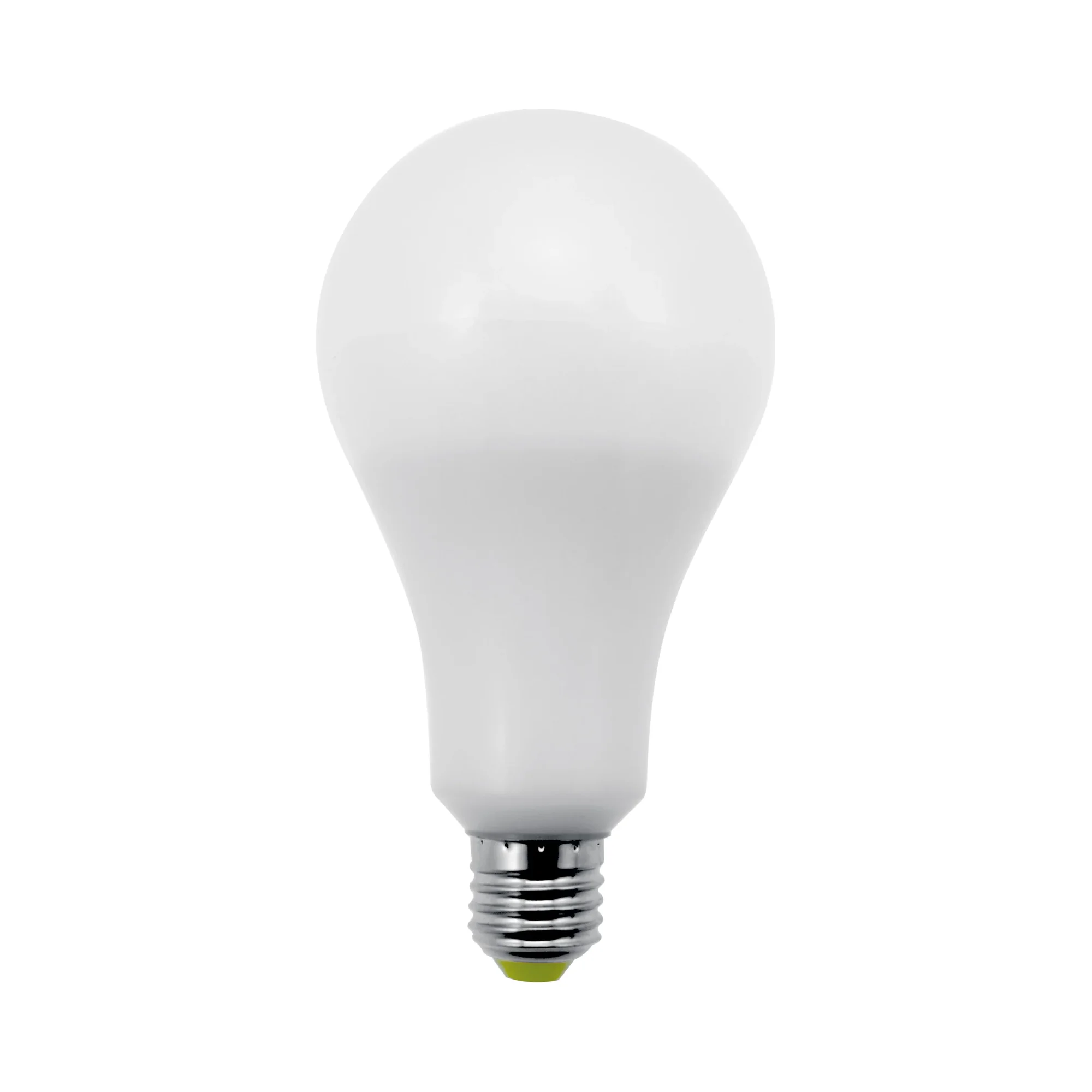 Bombilla LED E27 alta potencia 19W de luz cálida (3000K), con rosca gorda E27, sobre fondo blanco