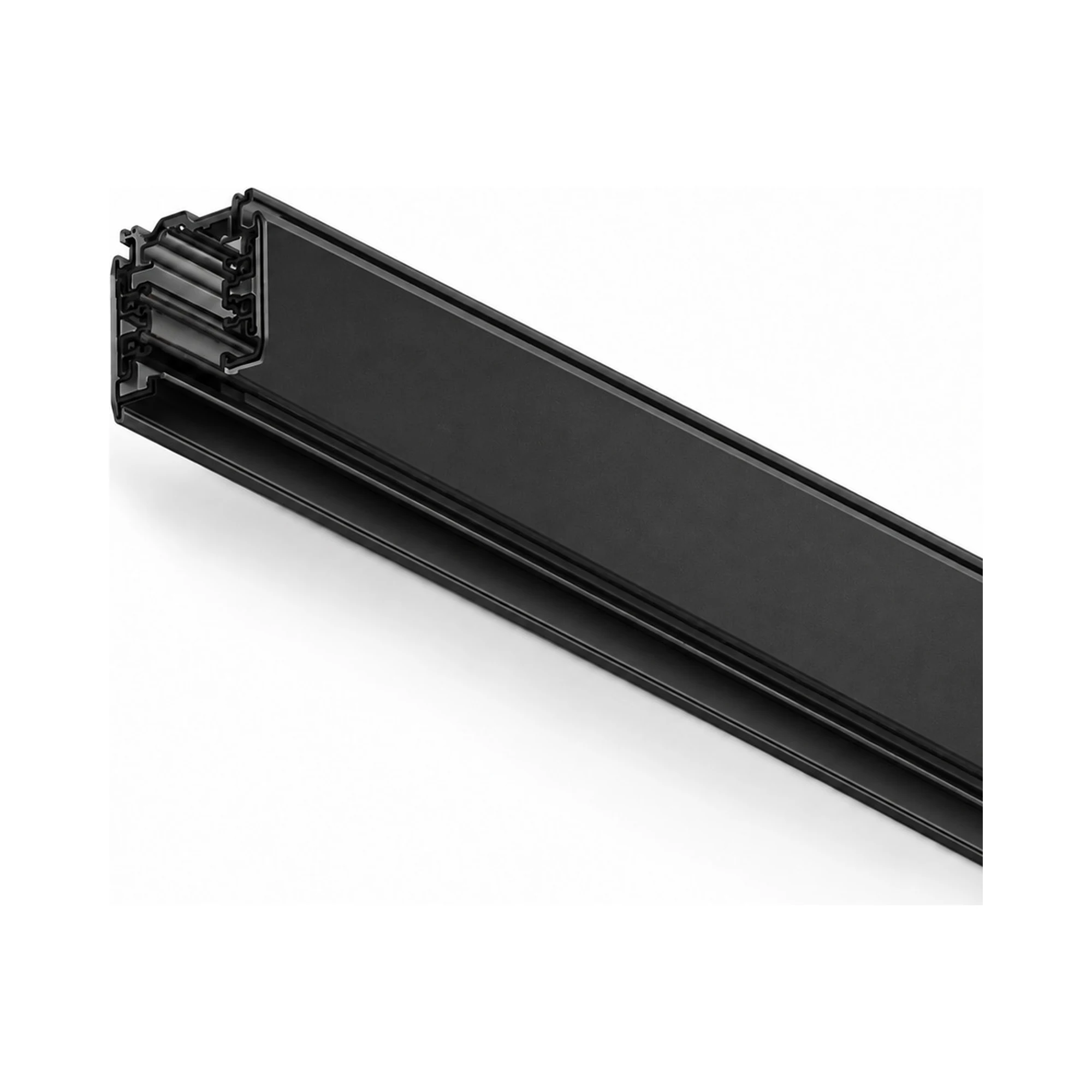 Carril electrificado negro