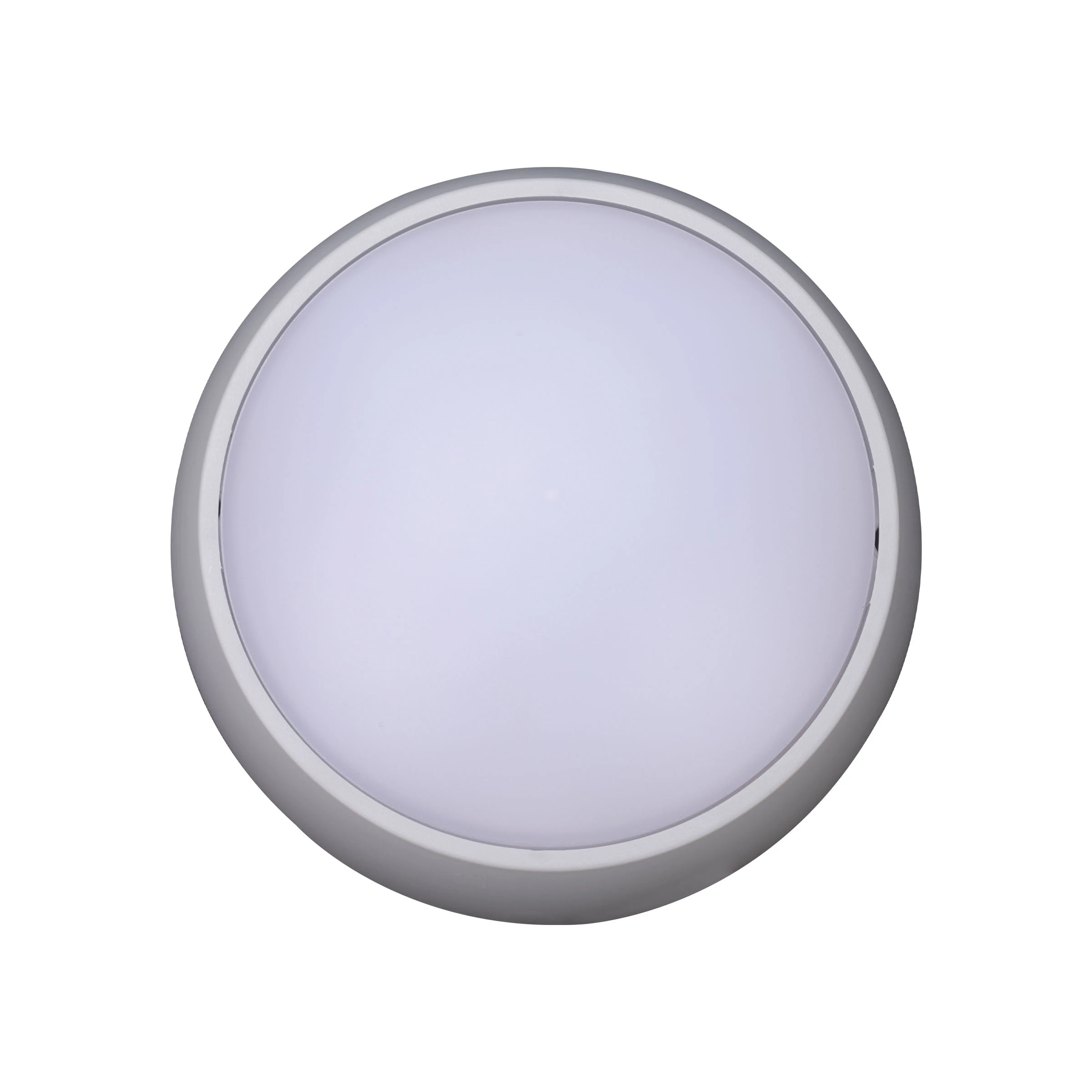 Plafón exterior LED gris 15W, luz cálida