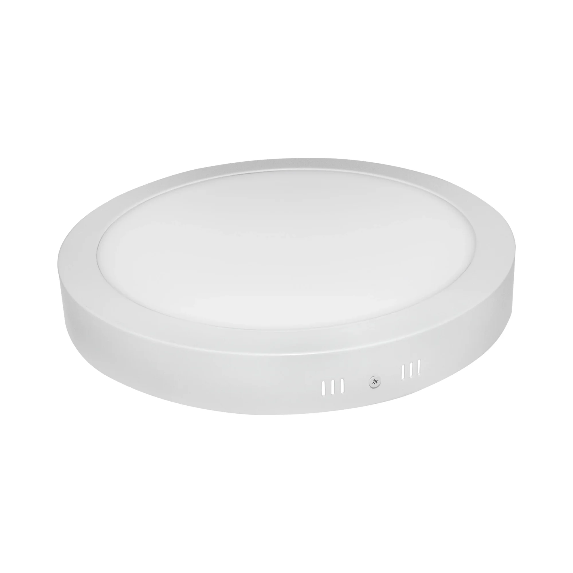 Plafón LED redondo de superficie blanco 24W, luz cálida