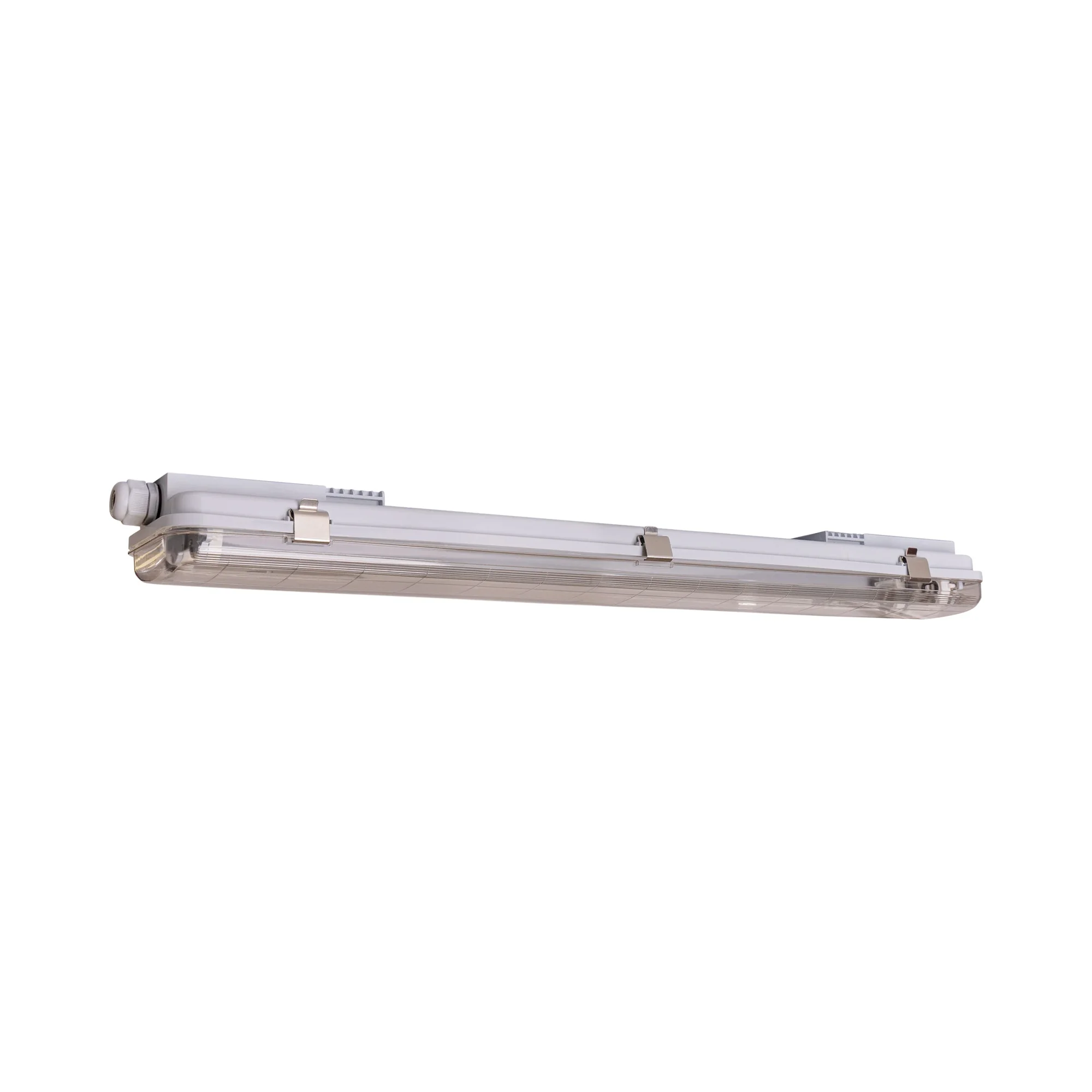 Regleta estanca para tubo LED de 2 tubos con polaridad