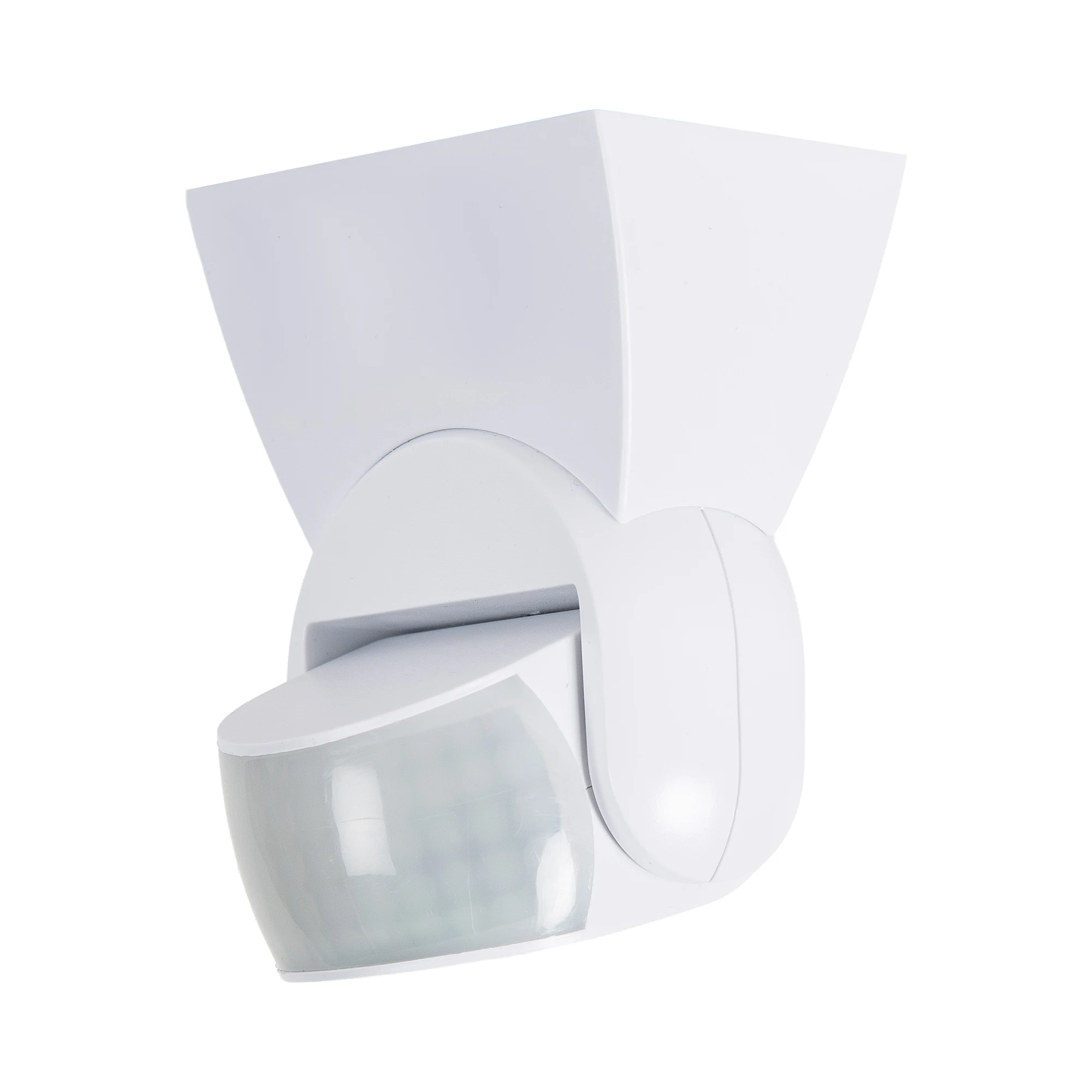 Sensor de movimiento exterior IP65 blanco de pared 180º