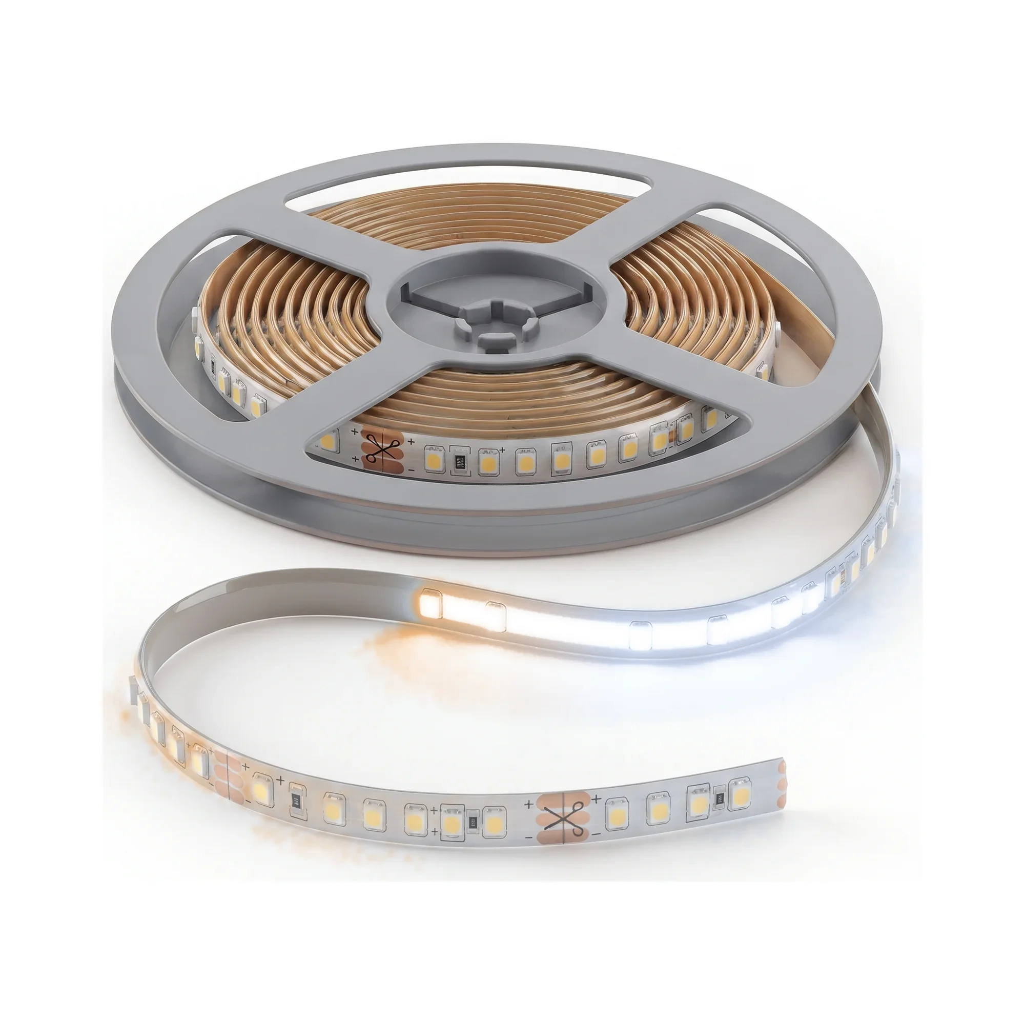 Tira LED CCT interior 24V 19,2W rollo de 2 m Ajustable 2700-6500K