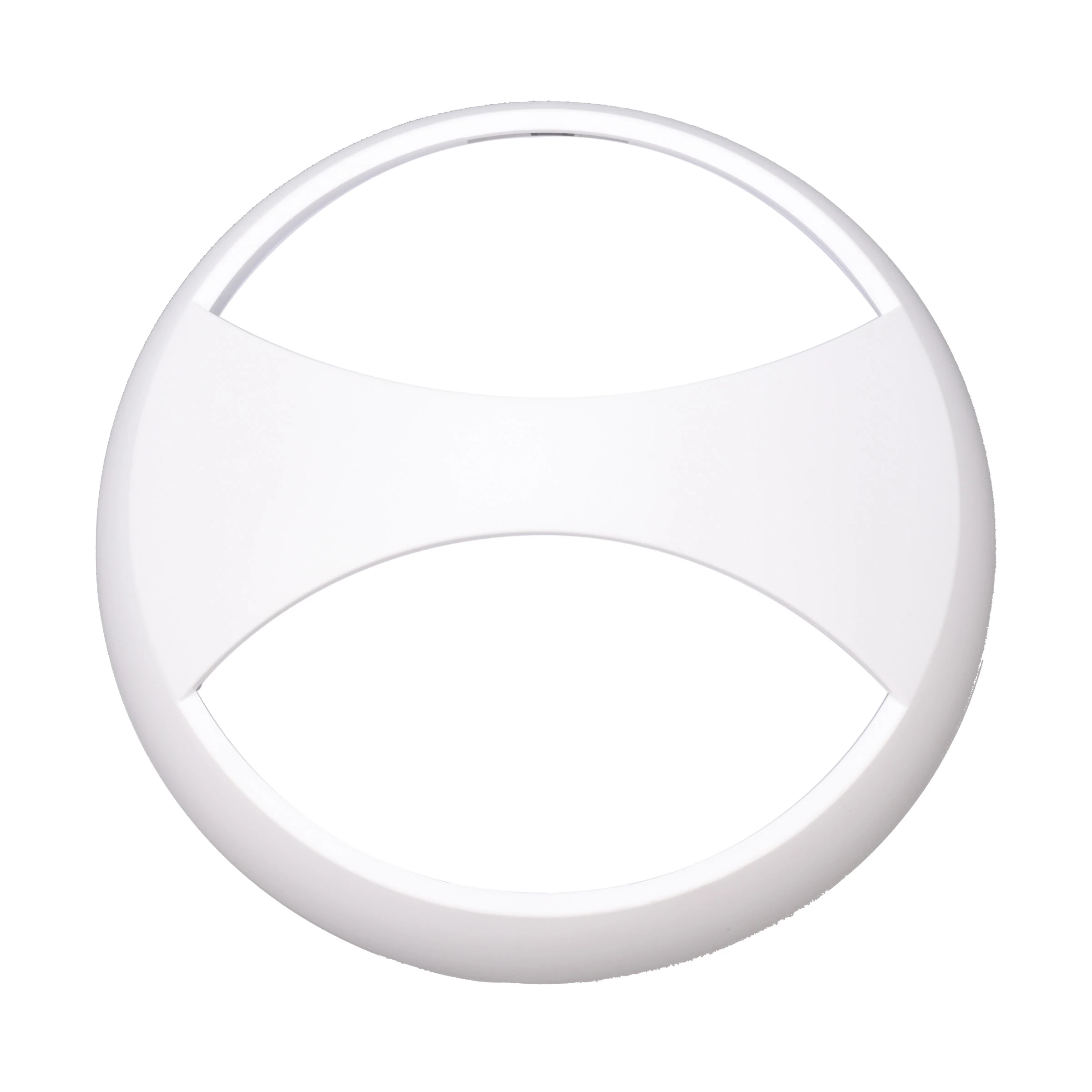 Carcasa decorativa para plafón de exterior de 17 cm, blanco