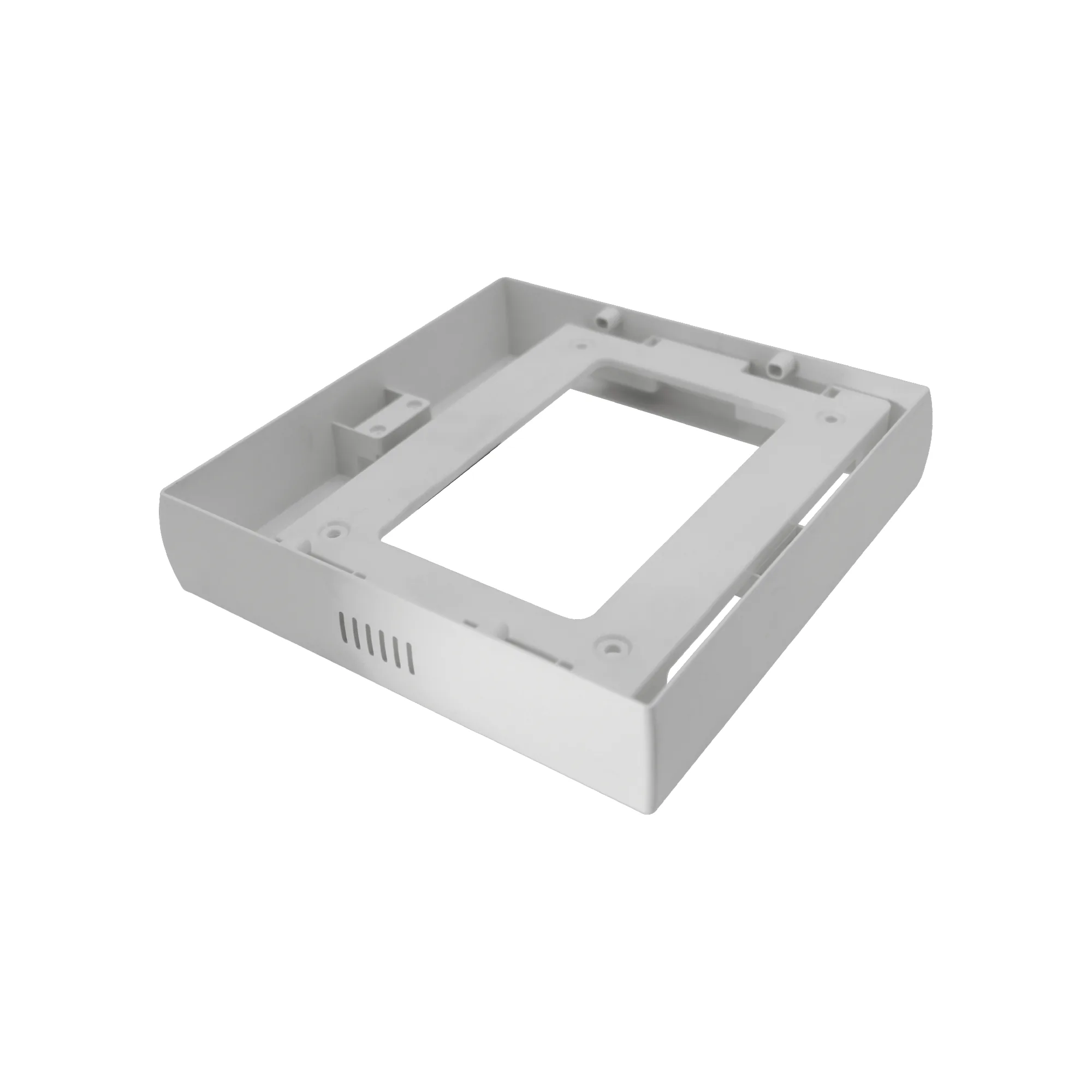 Marco de superficie para downlight cuadrado blanco, 10W