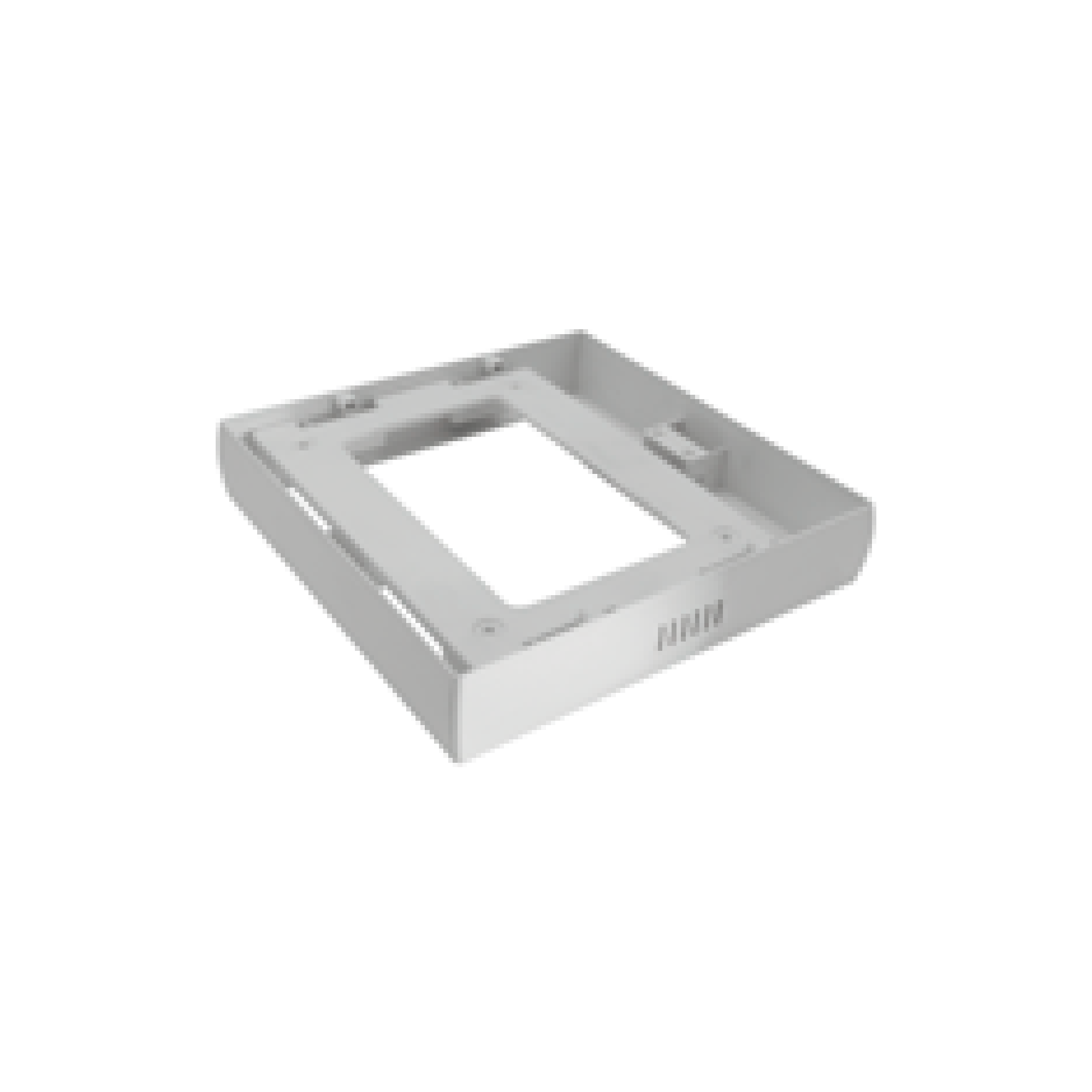 Marco de superficie para downlight cuadrado gris, 14W